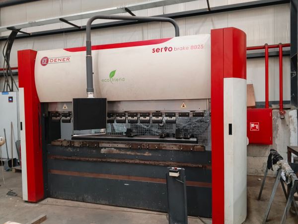 TEMİZ DENER SERVO BRAKE 8025 - 80 TON / 2550 MM SERVO ELEKTRİKLİ ABKANT PRES