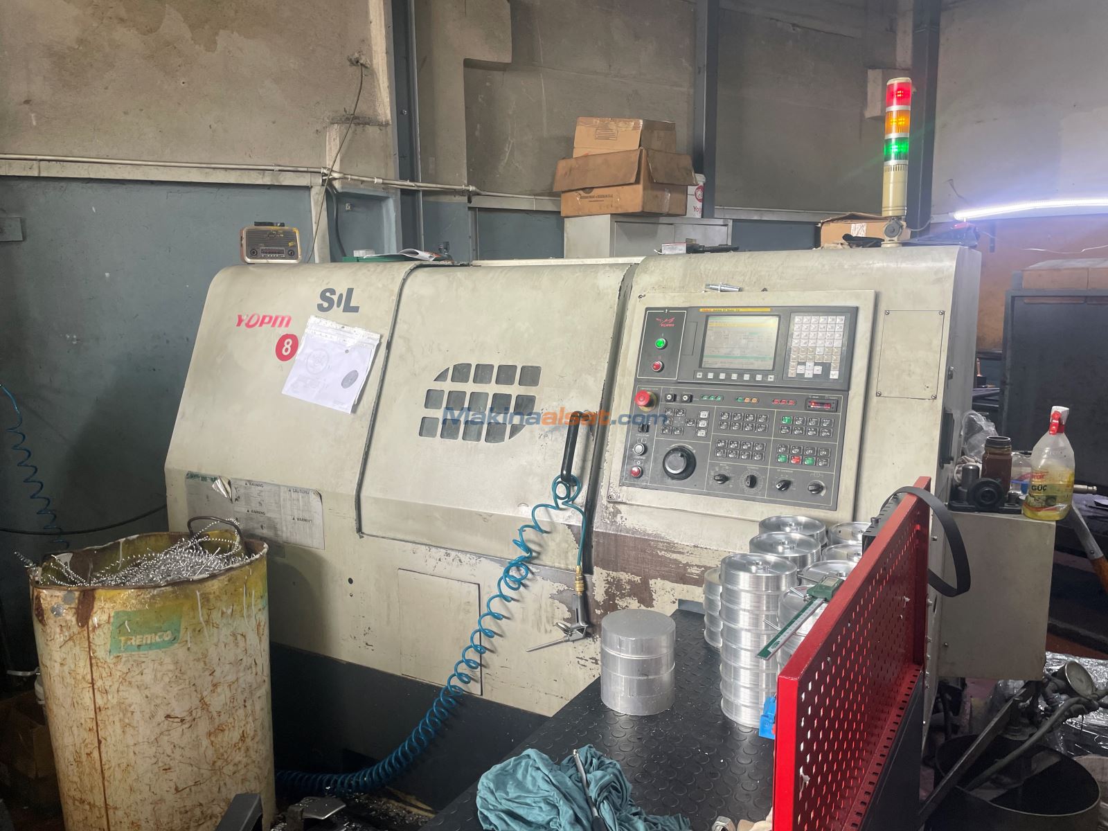 8 inç Yang CNC Torna