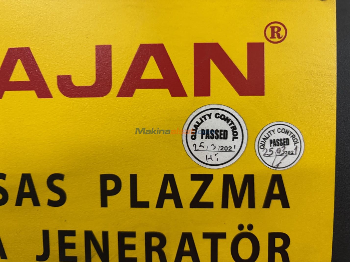 AJAN CNC MARKA PLAZMA KESİM 3000 x 6000 (OKSİJEN KAFASI YOKTUR.)