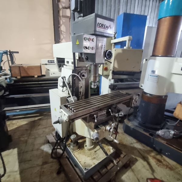 MATKAP FİYATINA 2.EL FOREMAN MF 260  C ÜNİVERSAL FREZE