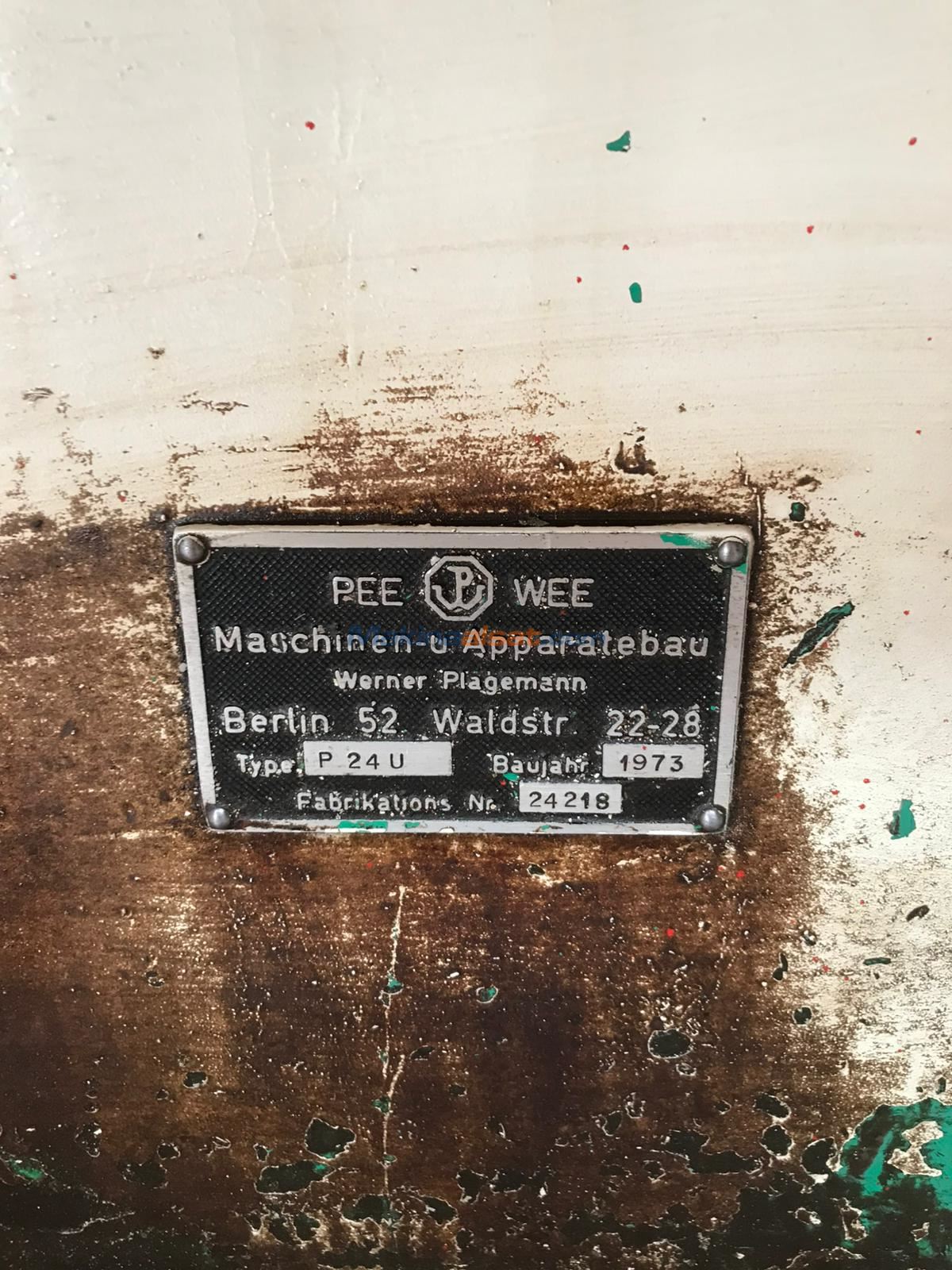 PEE WEE 25 TON OVALAMA
