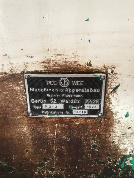 PEE WEE 25 TON OVALAMA
