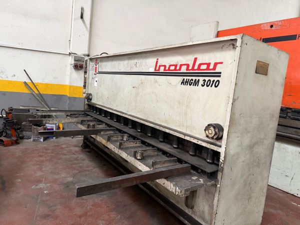 İnanlar 3 metre 10 mm Açı Ayarlı Giyotin Makas