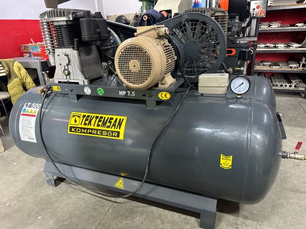 500 Litre 7,5 Hp Pistonlu Hava Kompresörü