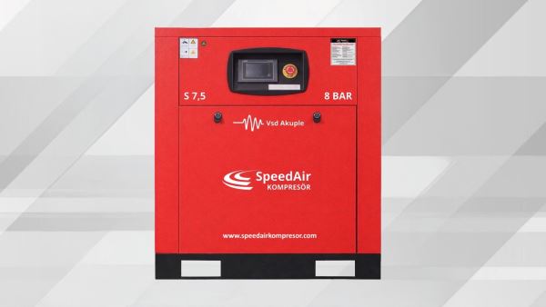 S 7,5 Kw 8 Bar Vidalı Kompresör