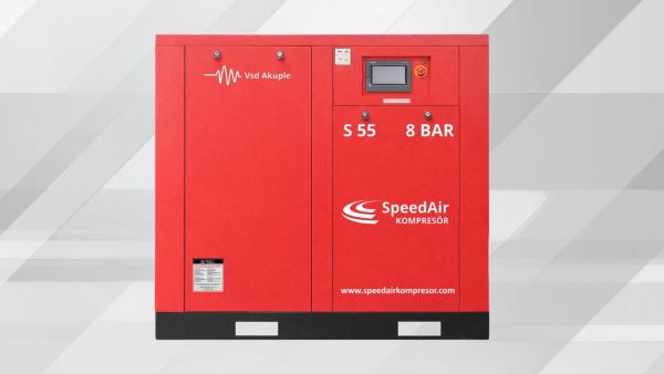 SpeedAir S 55 İnvertörlü Akuple Vidalı Kompresör
