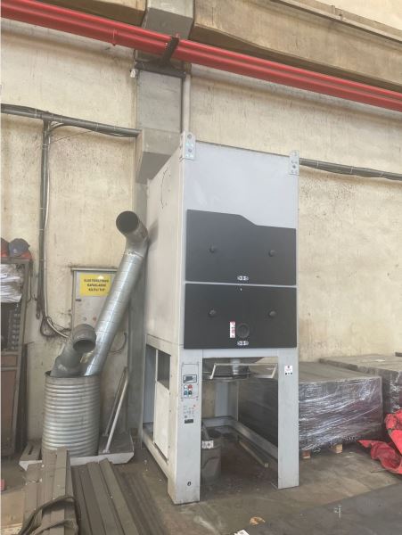 LAZER KESŞiM MAKİNASINDA KULLANMAK İÇİN TOZ TOPLAMA