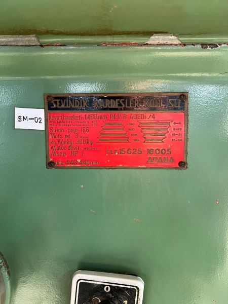 32 lık Sütunlu Matkap