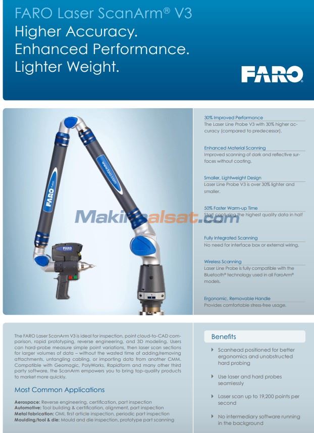 3D Ölçüm Kolu CMM