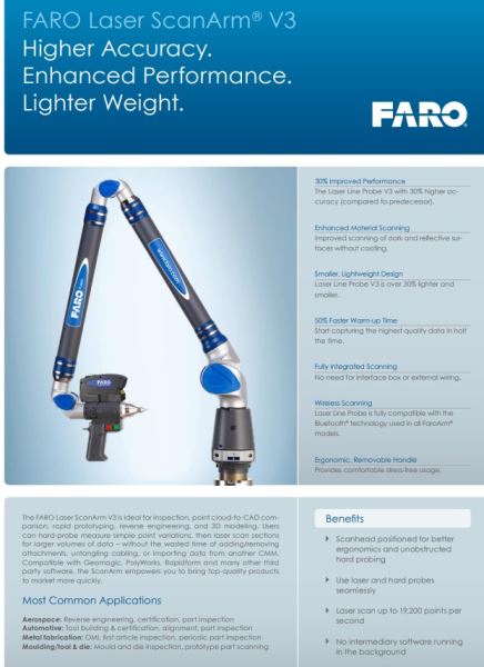 3D Ölçüm Kolu CMM