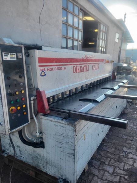 BAYKAL HGL 3100 x 6 MM HİDROLİK GİYOTİN MAKAS