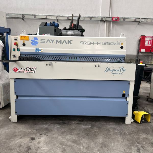 SAYMAK MARKA 1360X3MM REDÜKTÖRLÜ GİYOTİN MAKAS