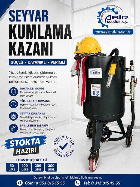 Abir Makine Seyyar - Sulu Kumlama