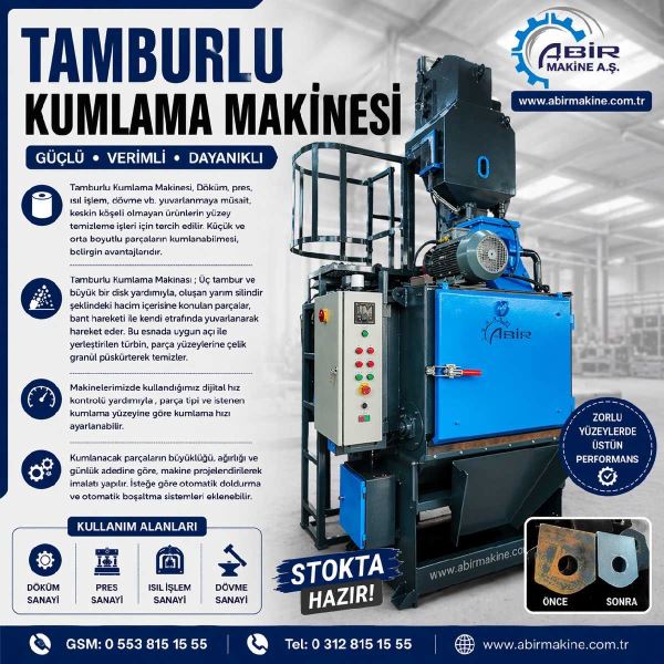 Abir Makine Tamburlu Kumlama