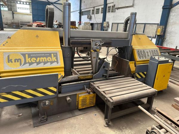 KESMAK KSY 650/1050 ÇİFT SÜTUNLU ŞERİT TESTERE