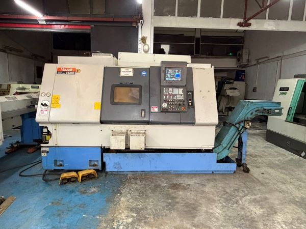 MAZAK 10 İNÇ C EKSENLİ KARŞI AYNALI CNC Torna