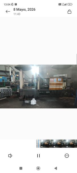 400 ton revizyon geçirmiş Hıdro teknık marka 2012 model soğuk kamara enjeksiyon