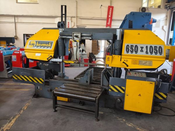 KESMAK KSY 650/1050 ÇİFT SÜTUNLU ŞERİT TESTERE