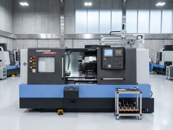 KOMPLE ÜRETİM ÇÖZÜMÜ: DOOSAN PUMA 280LM CNC TORNA