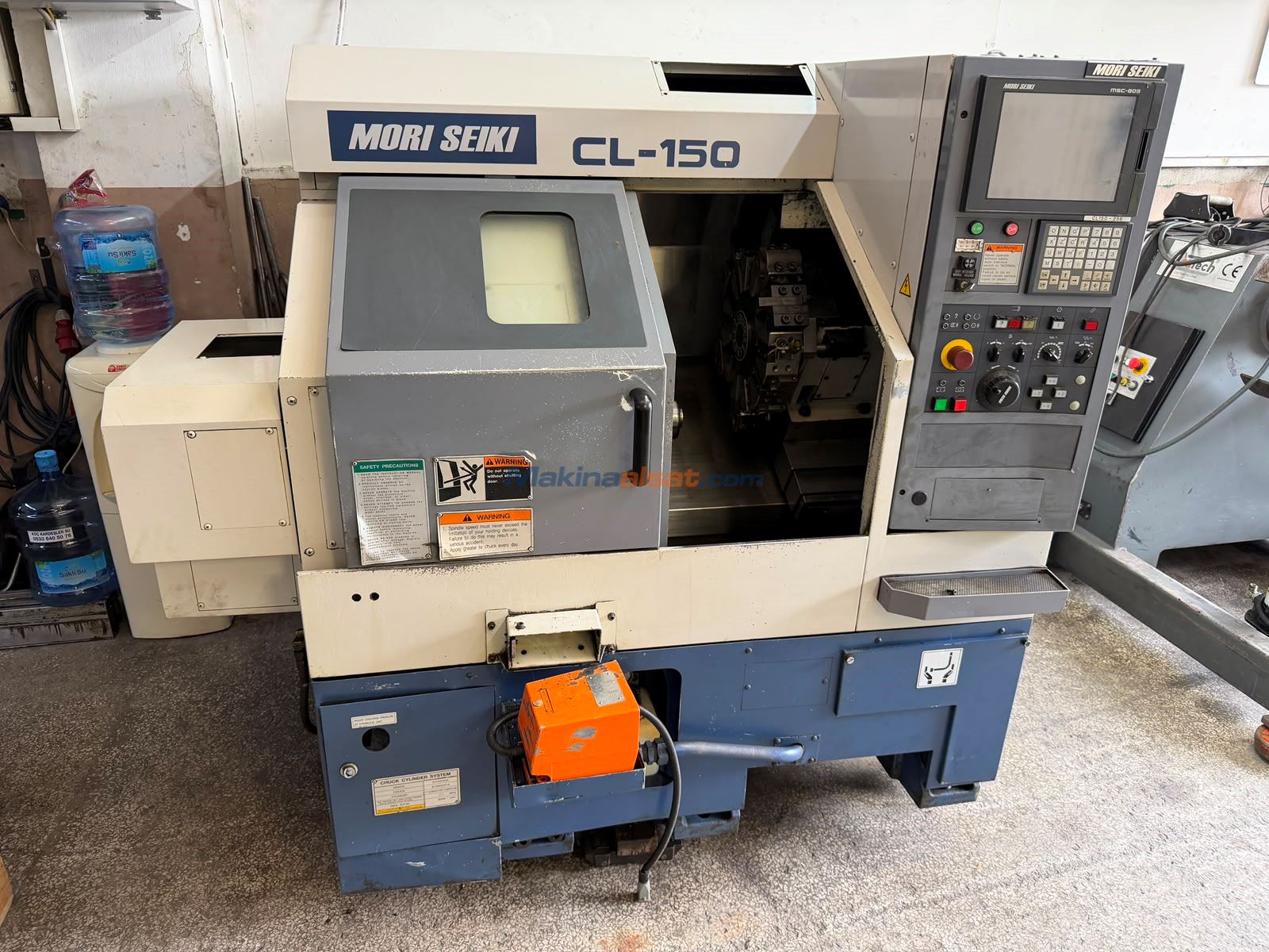 Satılık ikinci el MORİ SEİKİ CL-150 6 İNÇ CNC TORNA CNC Torna makinesi