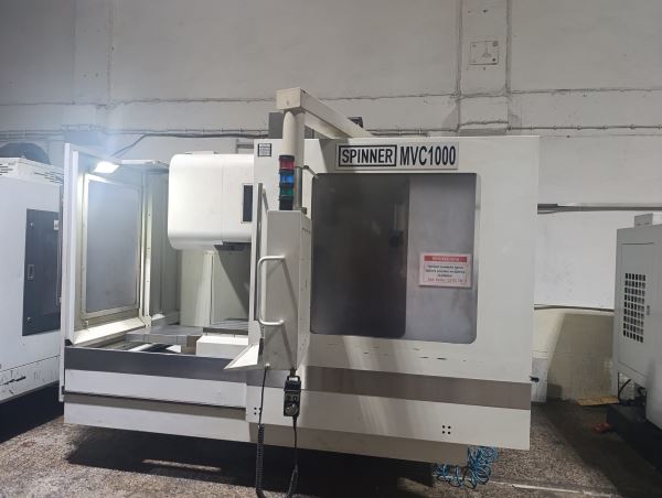 SPINNER MVC 1000 CNC – 2017 MODEL, SIEMENS KONTROL  YÜKSEK DEVİR DİK İŞLEM MERKEZİ