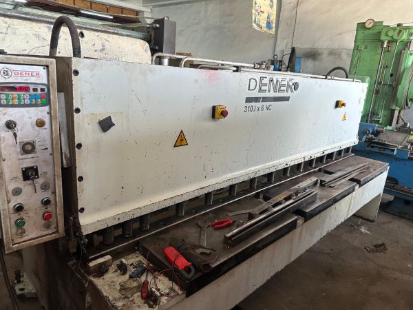 DENER MARKA 3 metre 6mm GİYOTİN MAKAS