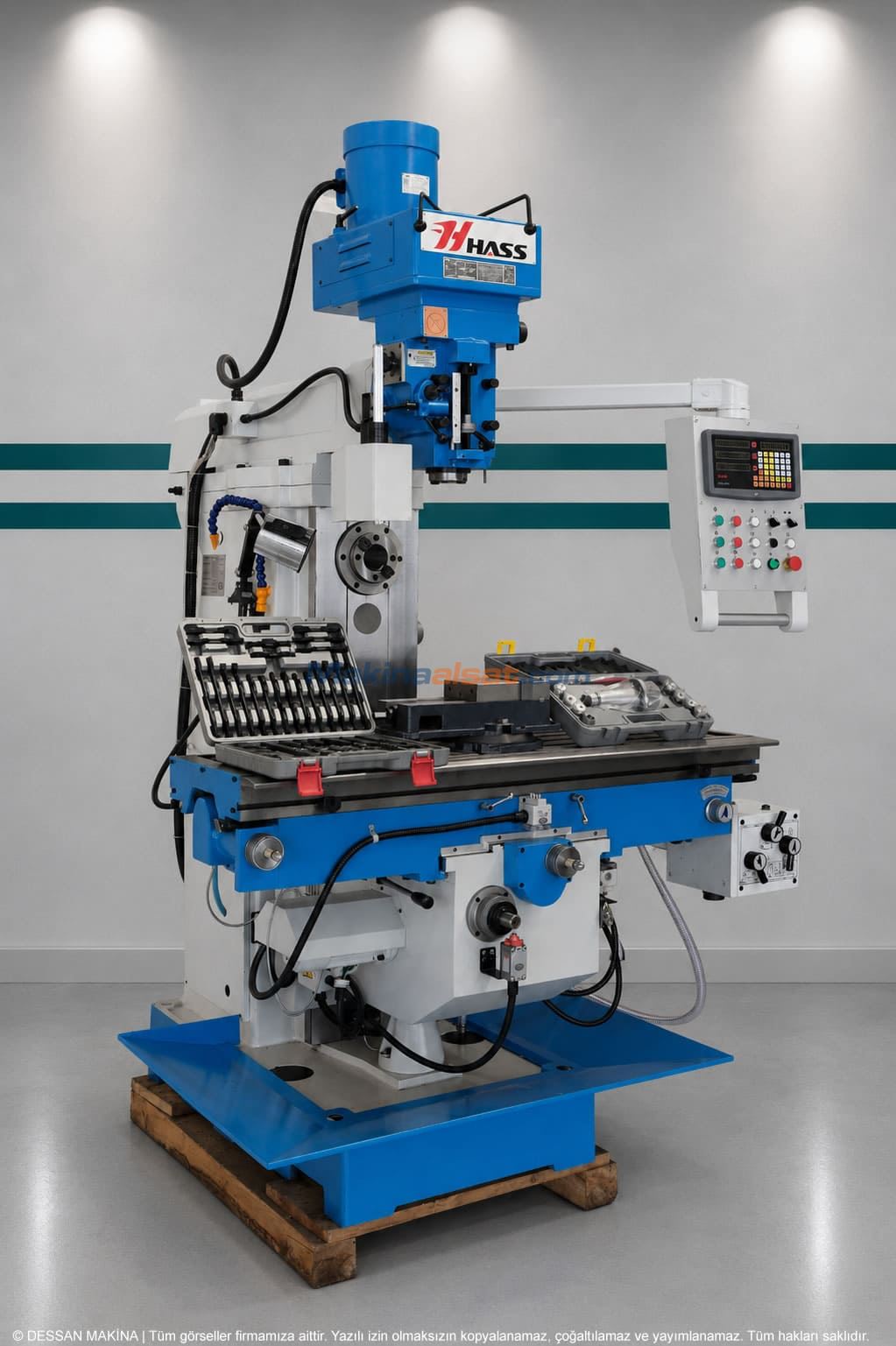 HASS X6336A ÜNİVERSAL KALIPÇI FREZE Used Universal Milling