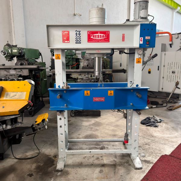 PRESSAN MARKA  100 TON HİDROLİK ATÖLYE PRESİ