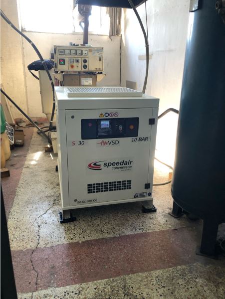 SpeedAir S22 VSD  22 kW | 8-10 Bar | Bakımlı | 1 Yıl Garantili Vidalı Kompresör