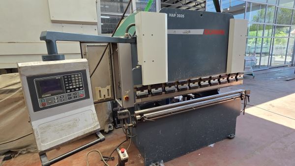 2007 DURMA HAP 2050 X 35 Ton CNC PARÇALI ÜST KALIP ABKANT PRES