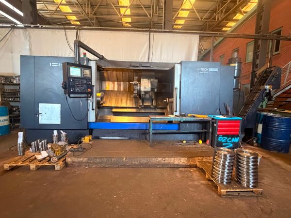 2015 MODEL HWACHEON Hi-TECH 550AL 15 inç 2100 boy Cnc Torna