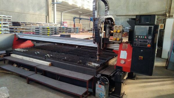 3000 x 8000 Hypertherm 260 CNC Palzma + Oksijen Kesim