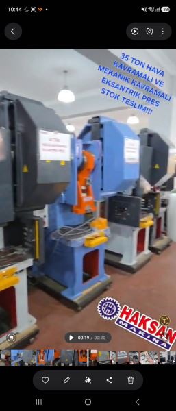 YENİ 35 TON HAVA KAVRAMALI EKSANTRİK PRES