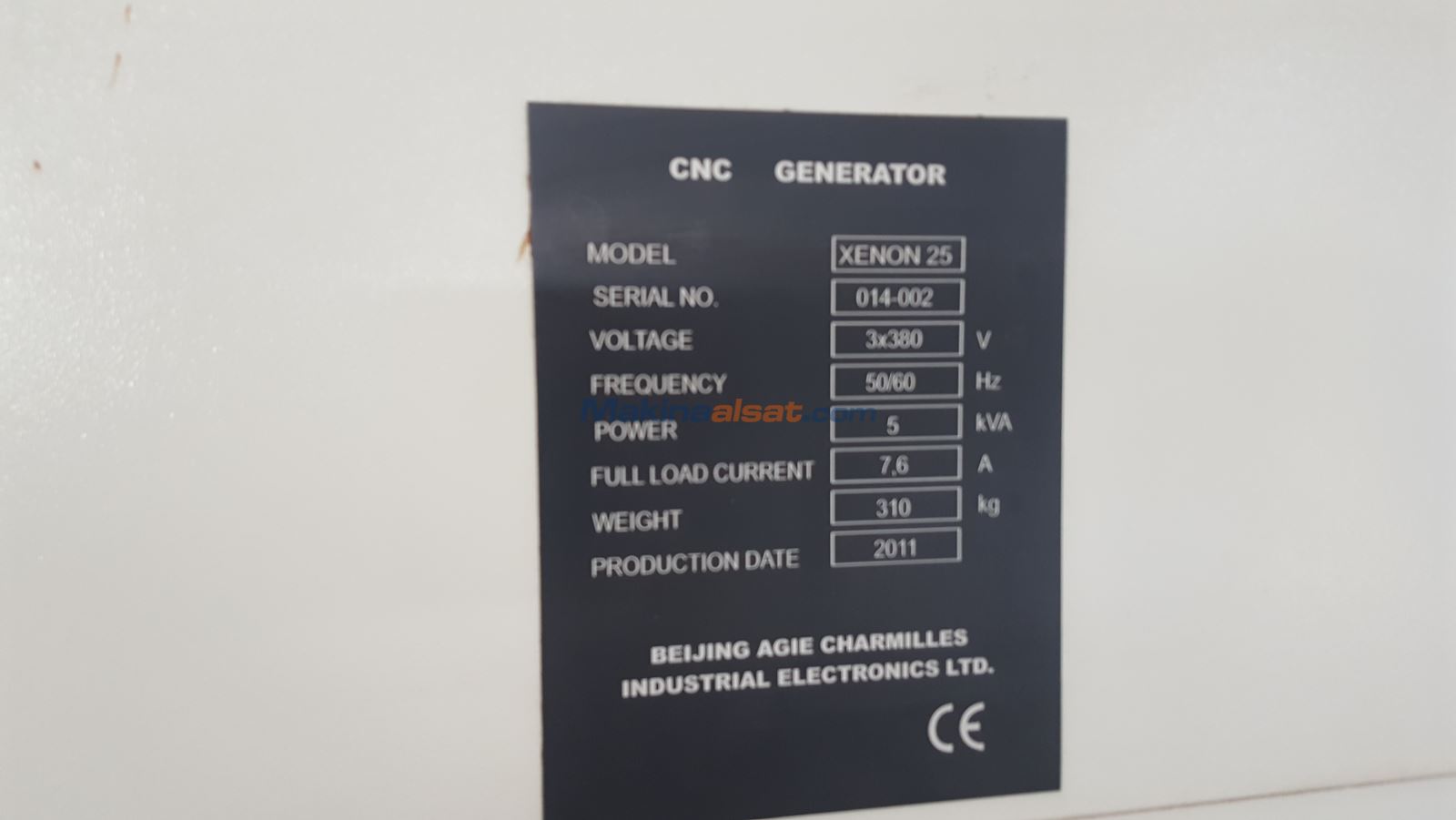 ACT Spark Xenon Agie Charmilles Tel Erozyon