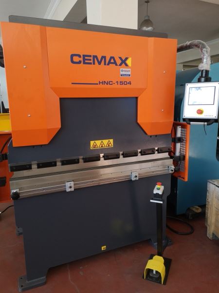 CEMAX HNC 1500 VEYA 1250MM BOY 4MM YENİ NC ARKA DAYAMA HİDROLİK ABKANT PRESLER