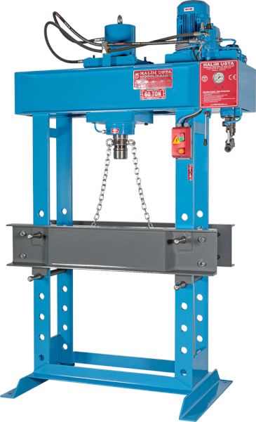 60 TON HİDROLİKSAN HALİM USTA HİDROLİK PRES