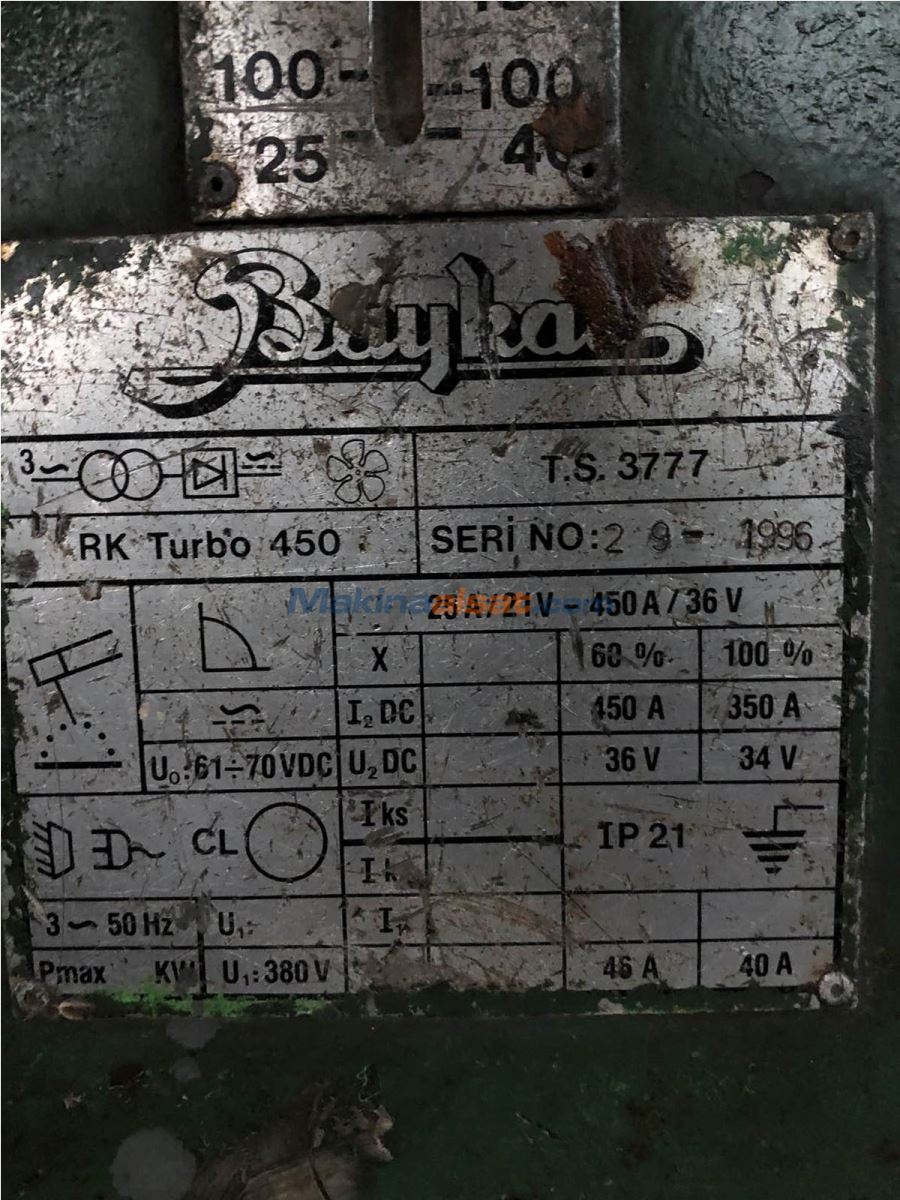 Baykal RK450 TURBO Kaynak Redresörü
