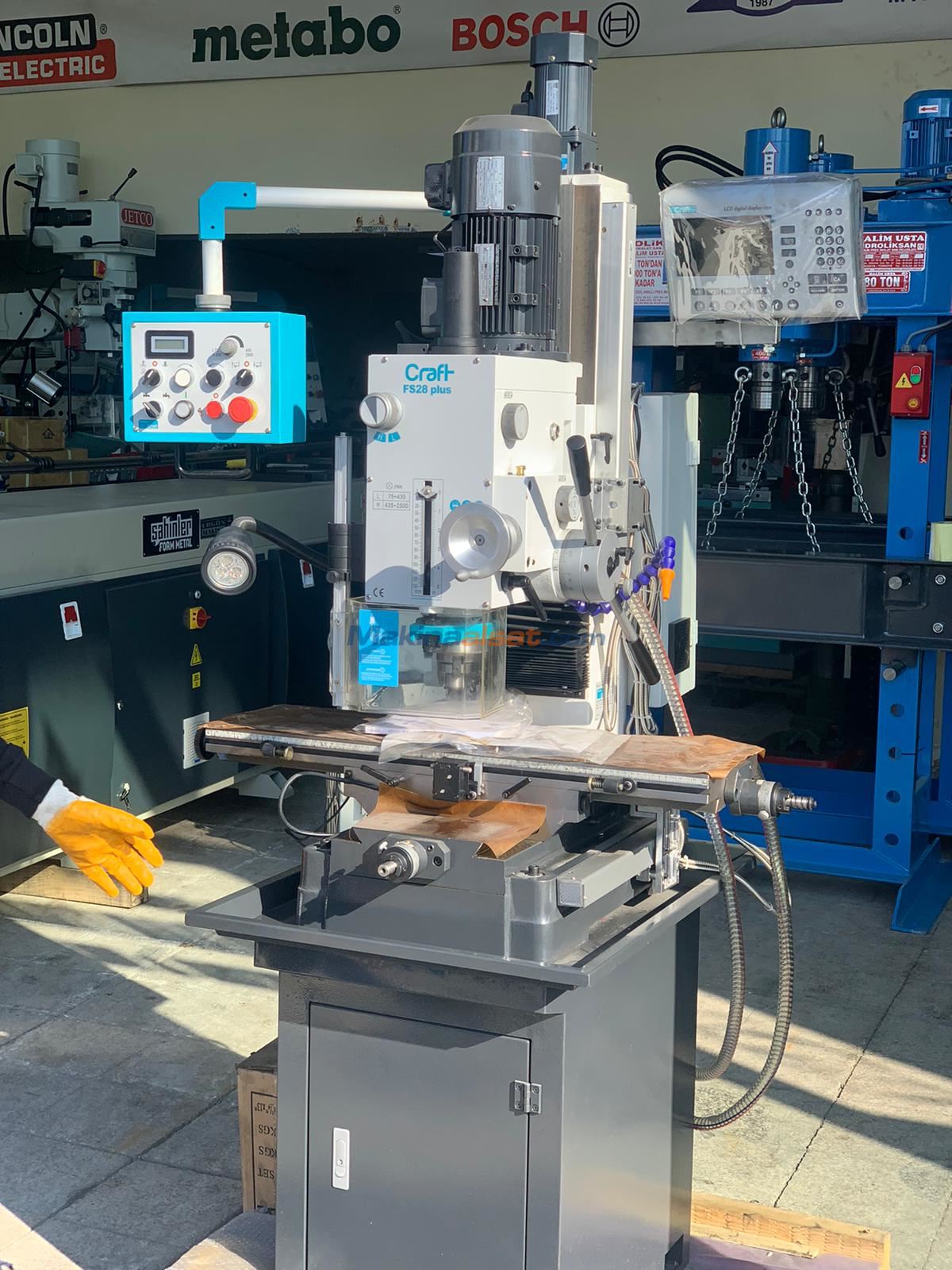 OZCO FS 28 PLUS  MASA ÜSTÜ FREZE