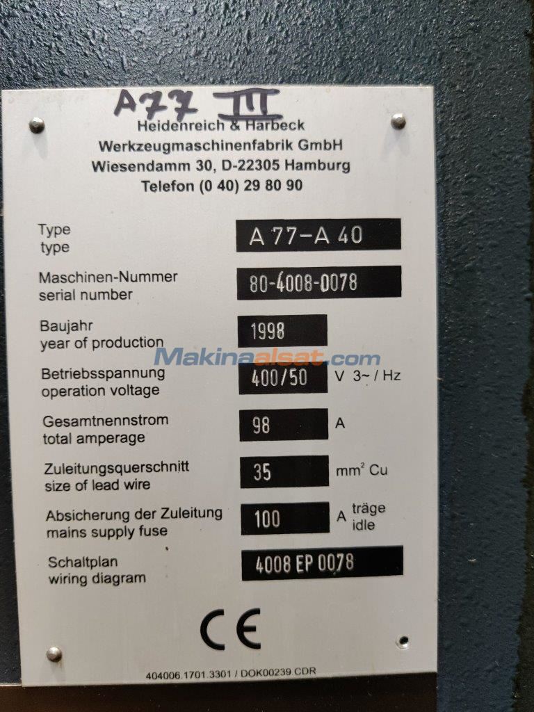 MAKİNO A77 YATAY İŞLEME  MERKEZİ