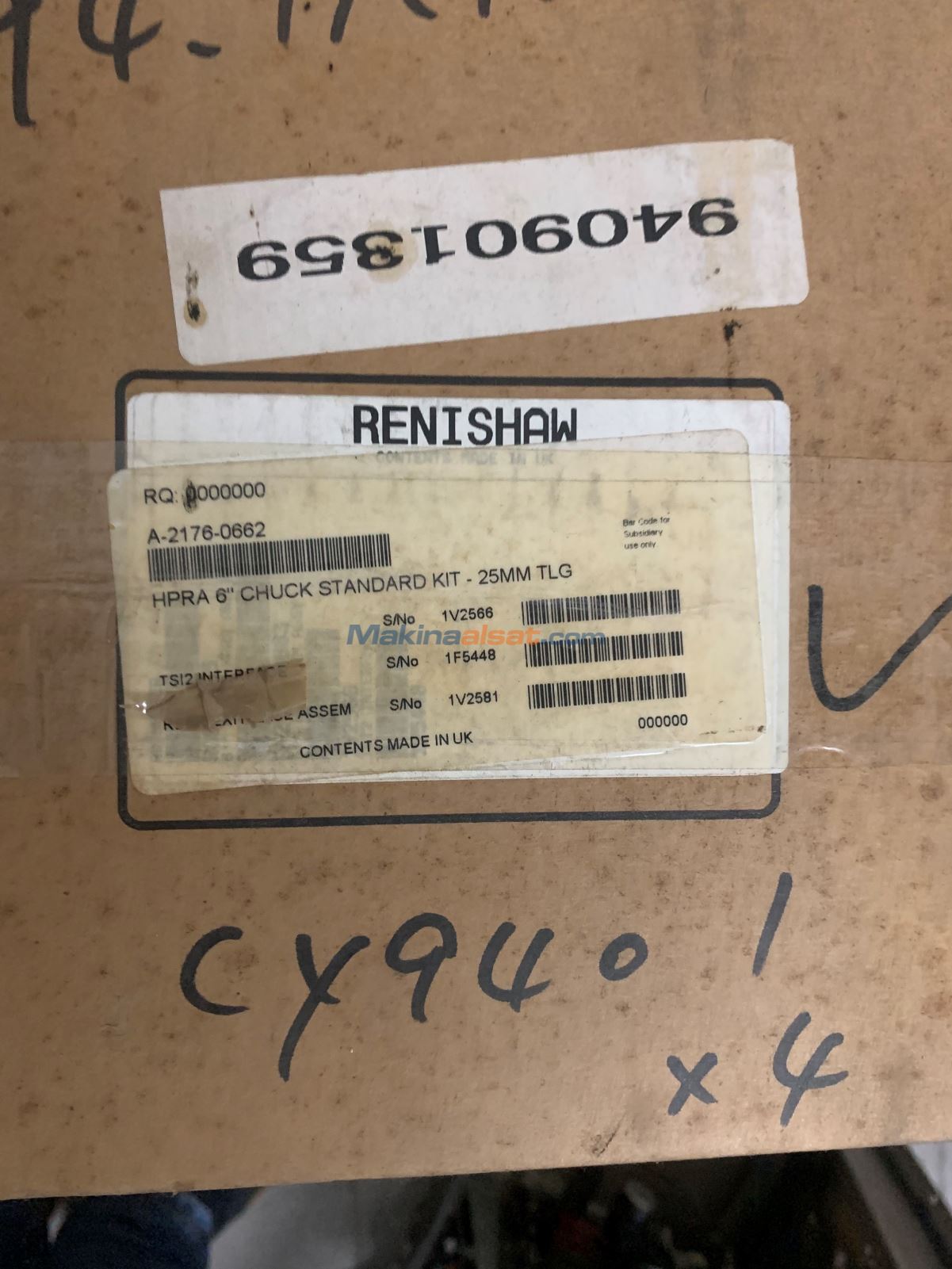 Renishaw Takım Sıfırlama Kolu
