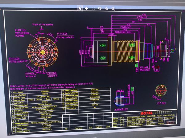 ROYAL CNC İŞLEME MERKEZİ SPINDLE
