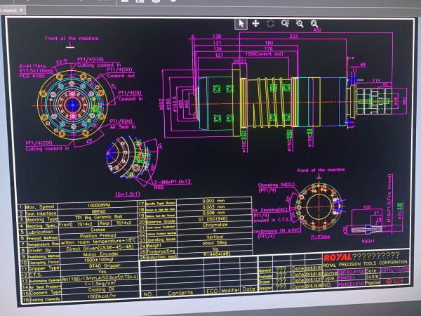ROYAL CNC İŞLEME MERKEZİ SPINDLE