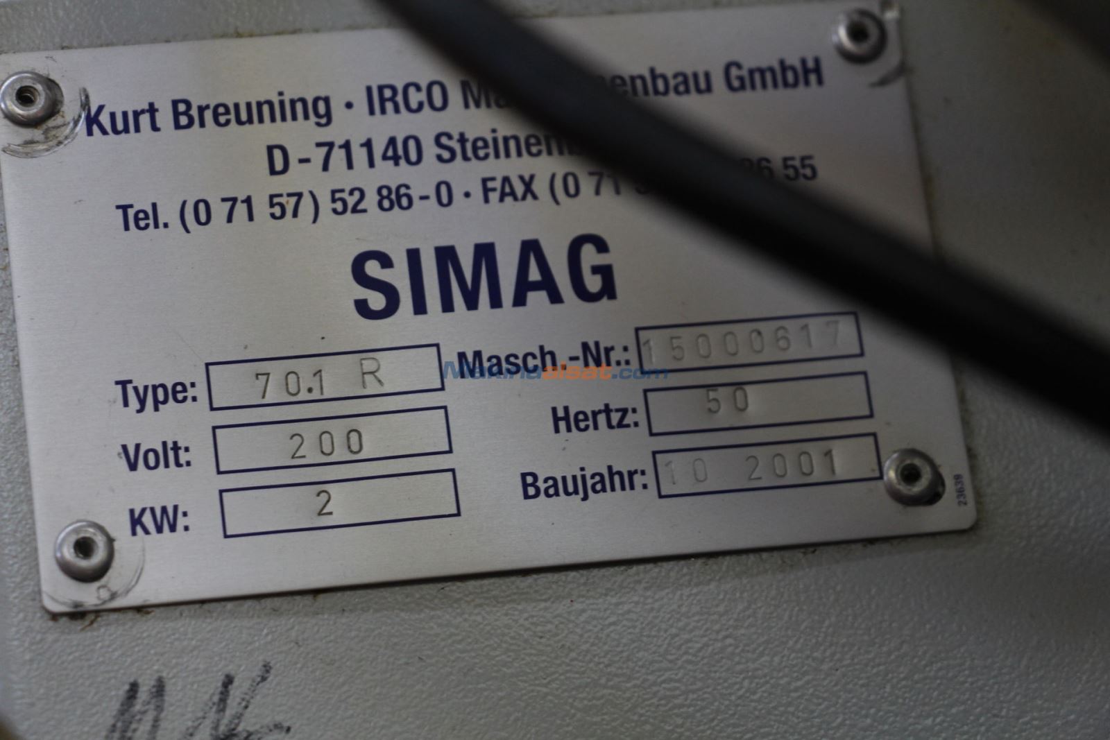 Simag Kurt Breuning Servo Bar Feeder
