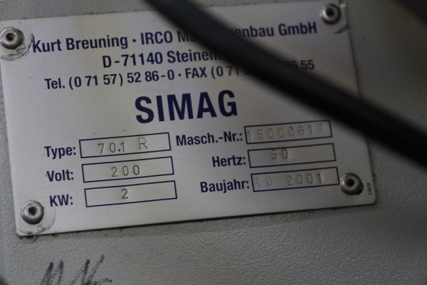 Simag Kurt Breuning Servo Bar Feeder