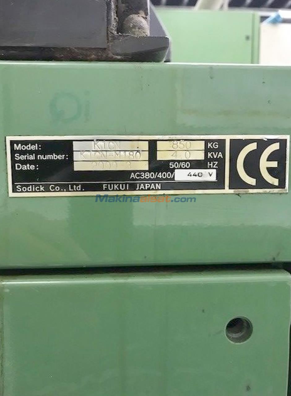 SODICK K 1 CN Hızlı Delik Delme