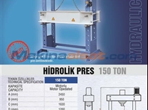 150 TON HİDROLİK PRES