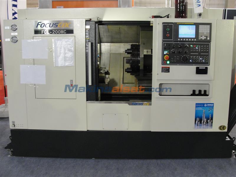 Stokta Hazır Uygun Fiyat Focus FCL 200MC (Sıfır) Cnc Torna