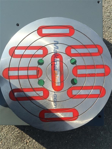 250 mm elektirikli yuvarlak manyetik tabla